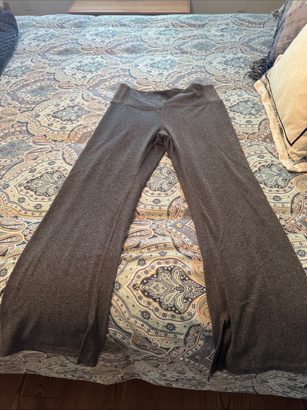 Dark Gray capri yoga Pants